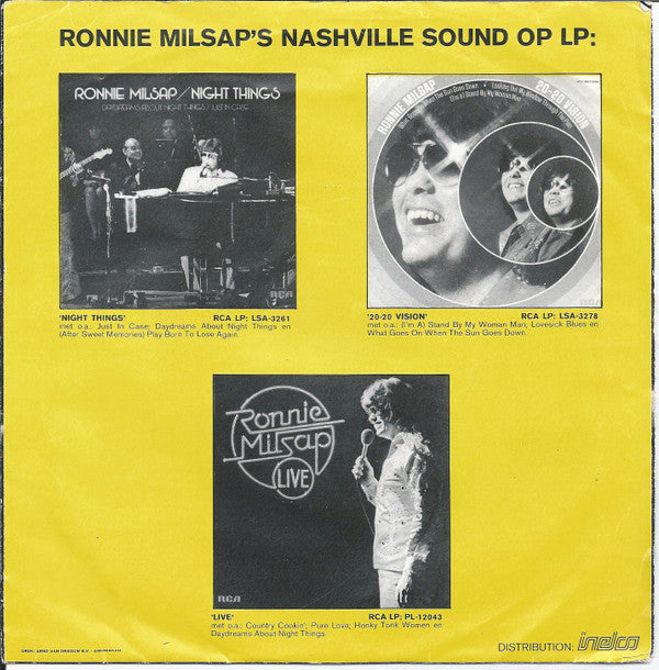 Ronnie Milsap : Daydreams About Night Things (7", Single)