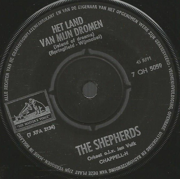 The Shepherds : Mensen Zoals Wij / Het land van mijn dromen (7", Single, ora)