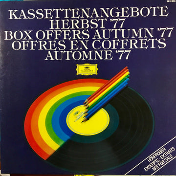 Various : Kassettenangebote Herbst '77 = Box Offers Autumn '77 = Offres En Coffrets Automne '77 (LP, Album, Comp, Promo)