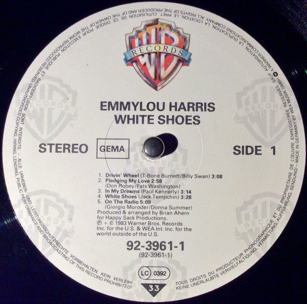 Emmylou Harris : White Shoes (LP, Album)