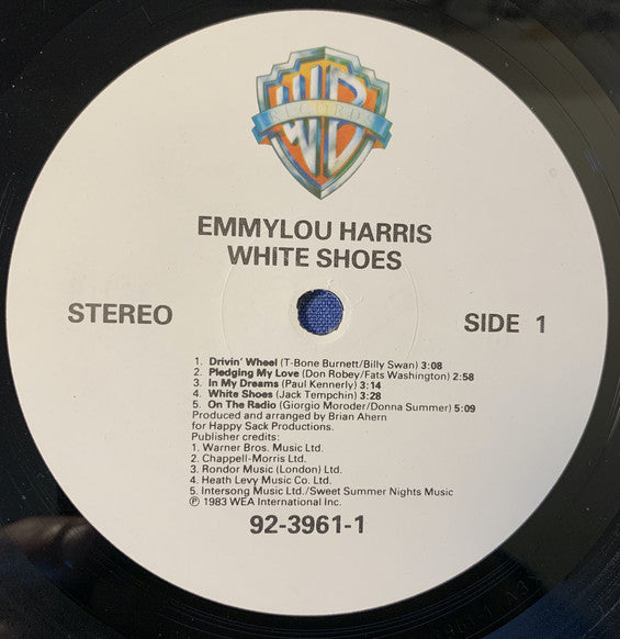 Emmylou Harris : White Shoes (LP, Album)