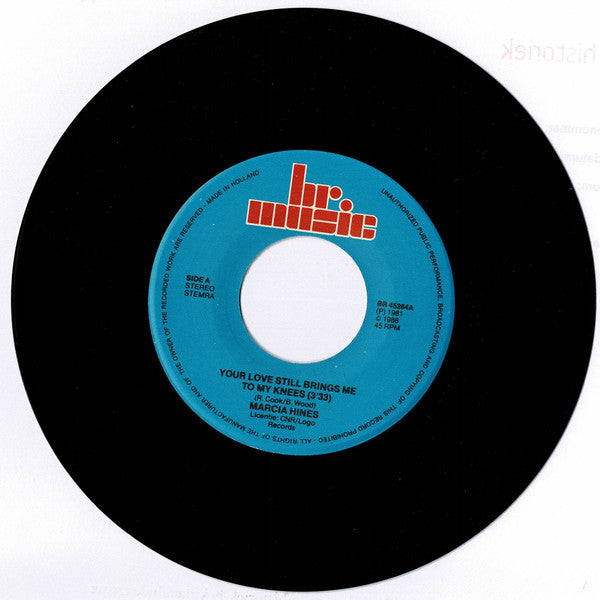 Marcia Hines : Your Love Still Brings Me To My Knees / Many Rivers To Cross (7")
