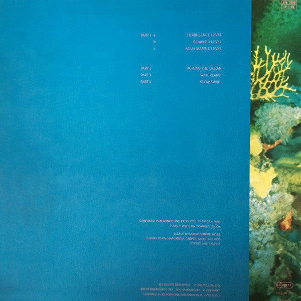 Twice A Man : Aqua Marine Drum (LP, Album, Blu)