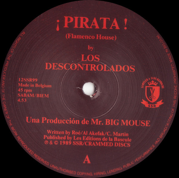 Los Descontrolados : ¡ Pirata ! (Flamenco House) (12", Pic)