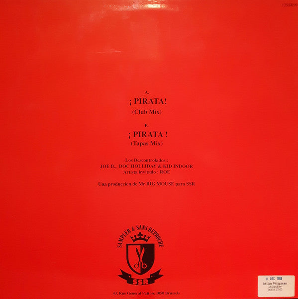 Los Descontrolados : ¡ Pirata ! (Flamenco House) (12", Pic)