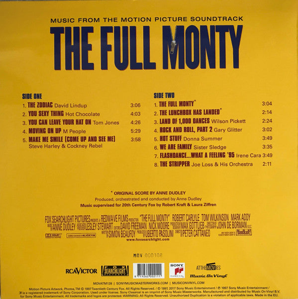 Various : The Full Monty (Music From The Motion Picture Soundtrack) (LP, Comp, Dlx, Ltd, Num, RE, Blu)