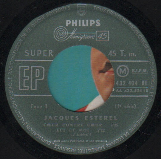 Jacques Esterel : Cœur Contre Cœur (7", EP)