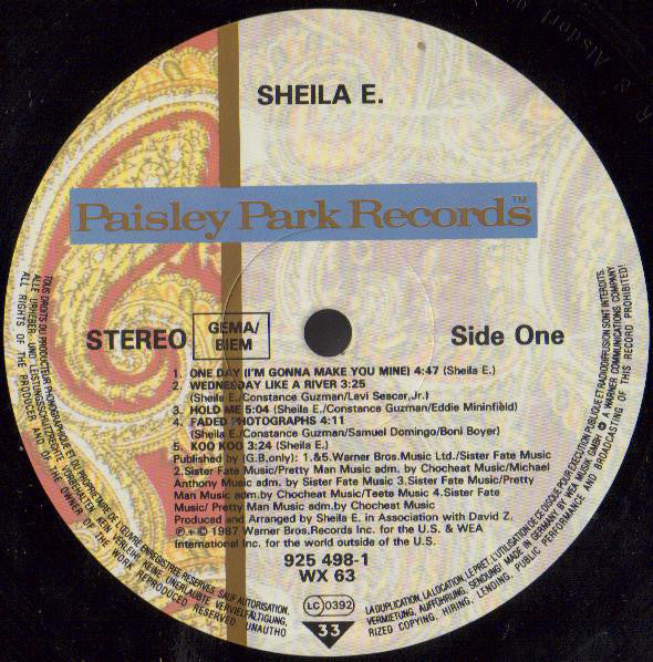 Sheila E. : Sheila E (LP, Album)