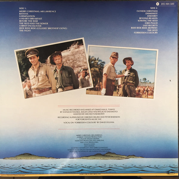 Ryuichi Sakamoto : Merry Christmas Mr. Lawrence (LP, Album)