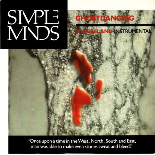 Simple Minds : Ghostdancing (7", Single)