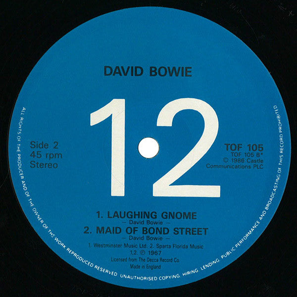 David Bowie : Archive4 (12", EP, Comp, Ltd)