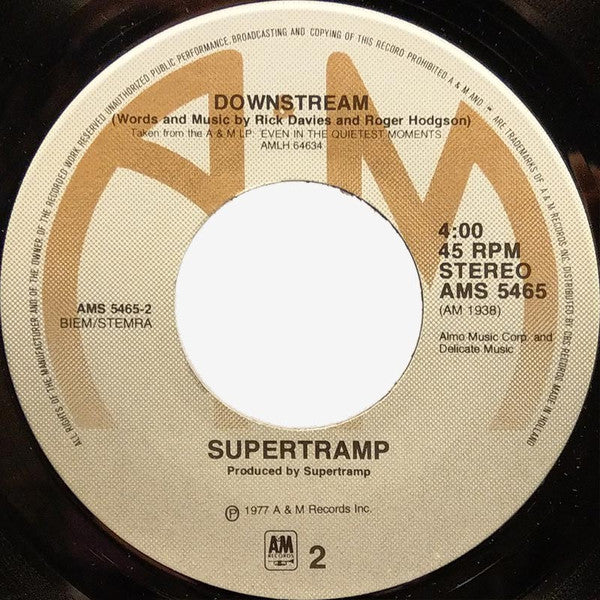 Supertramp : Give A Little Bit (7", Single)