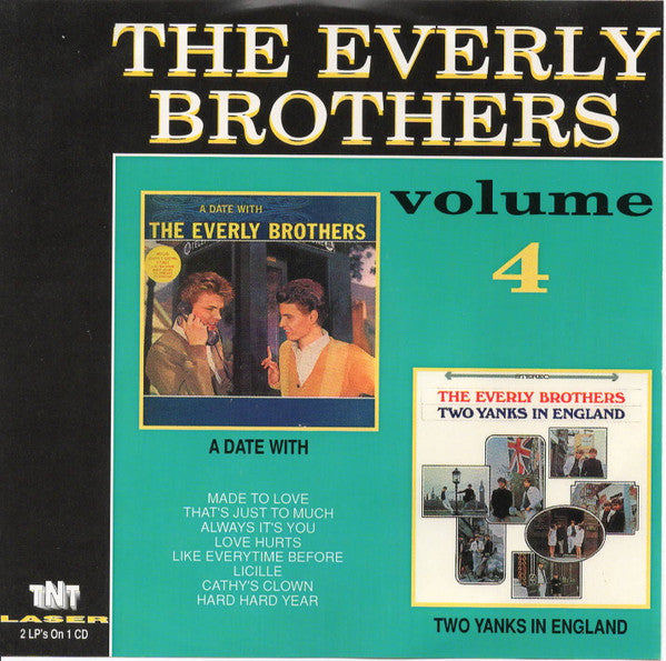 Everly Brothers : A Date With / Two Yanks In England (CD, Album, Comp)