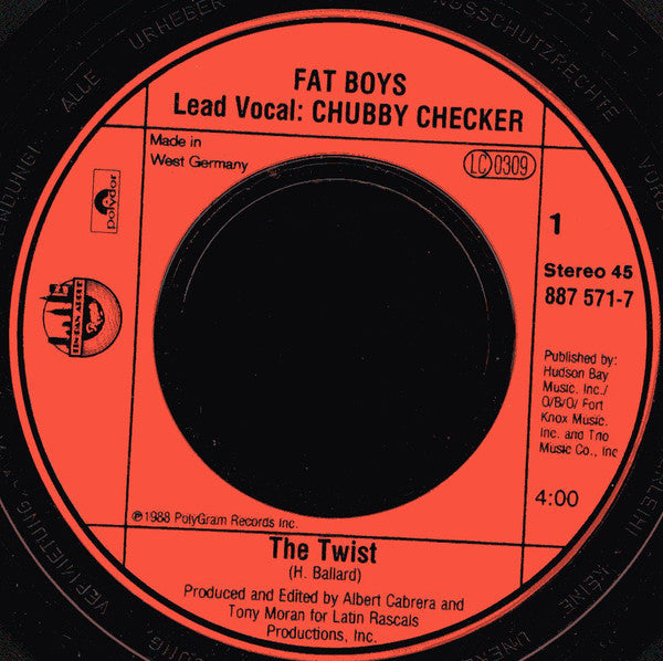 Fat Boys : The Twist (7", Single)