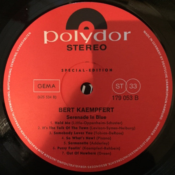 Bert Kaempfert : Serenade In Blue (LP, S/Edition)