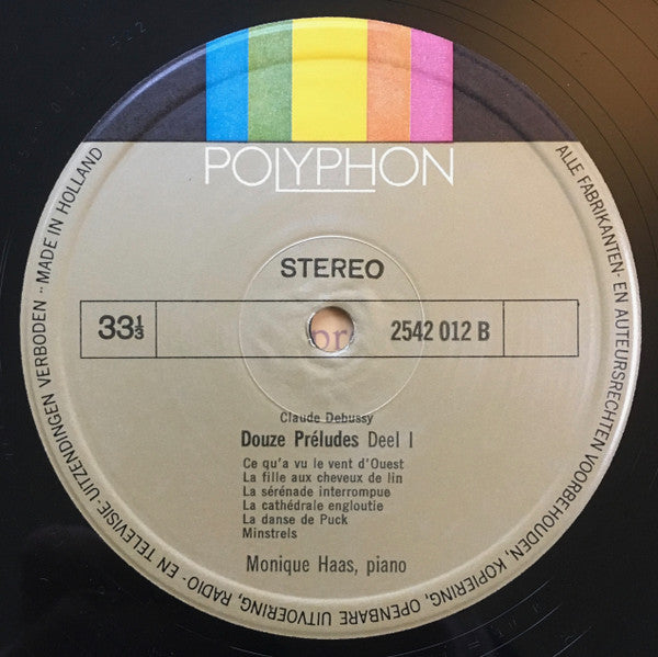 Claude Debussy, Monique Haas : Debussy - Préludes (LP)