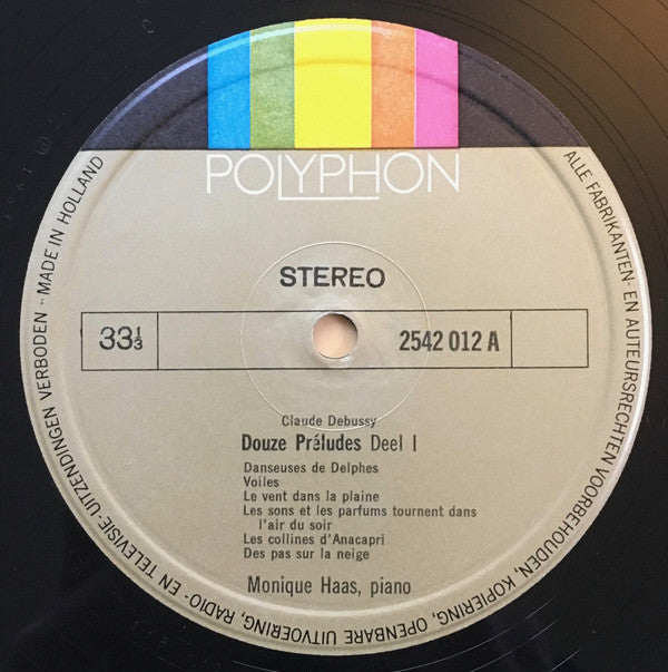 Claude Debussy, Monique Haas : Debussy - Préludes (LP)