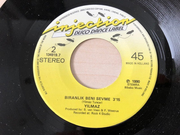 Yilmaz* : Don't Love Me For A Moment (7")