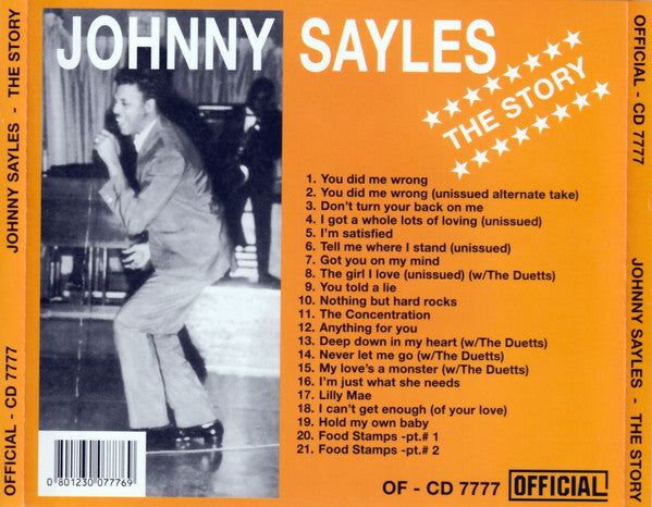 Johnny Sayles : The Johnny Sayles Story (CD, Comp)