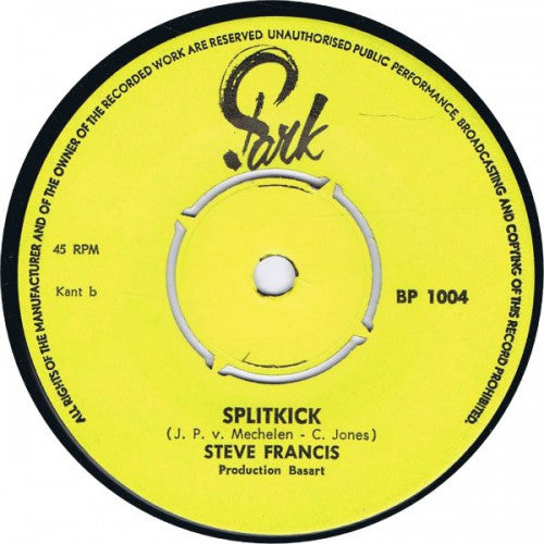 Steve Francis (13) : Harry's Wooden Woodshoes / Splitkick (7", Single)