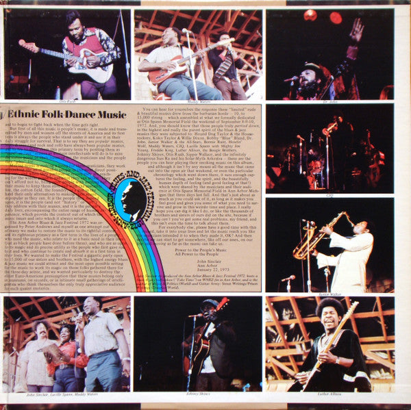 Various : Ann Arbor Blues & Jazz Festival 1972 (2xLP, Album, PR)