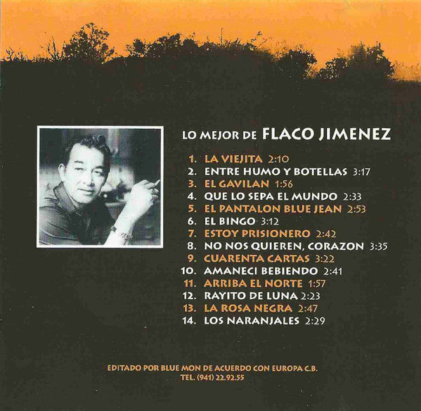 Flaco Jimenez : Lo Mejor De Flaco Jimenez - Polcas Y Rancheras (CD, Comp)