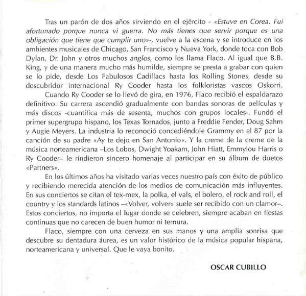 Flaco Jimenez : Lo Mejor De Flaco Jimenez - Polcas Y Rancheras (CD, Comp)