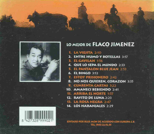 Flaco Jimenez : Lo Mejor De Flaco Jimenez - Polcas Y Rancheras (CD, Comp)
