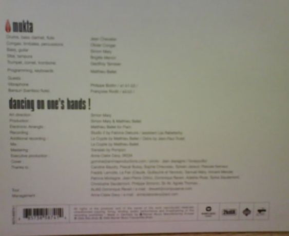 Mukta : Dancing On One's Hands! (12", EP)