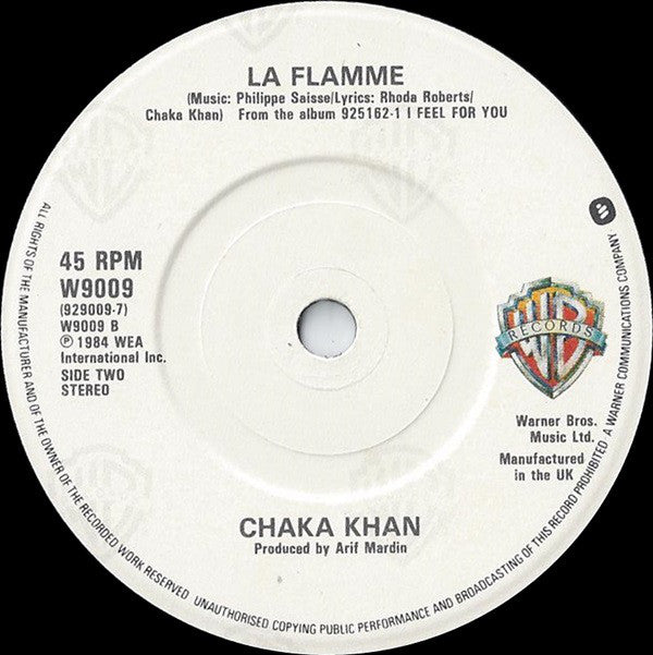 Chaka Khan : Eye To Eye (Remix) (7", Single, Pap)