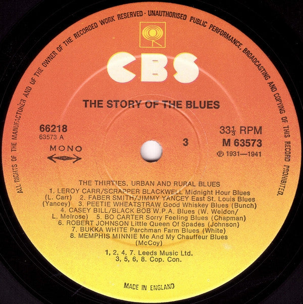 Paul Oliver : The Story Of The Blues (2xLP, Comp, Mono, RE)