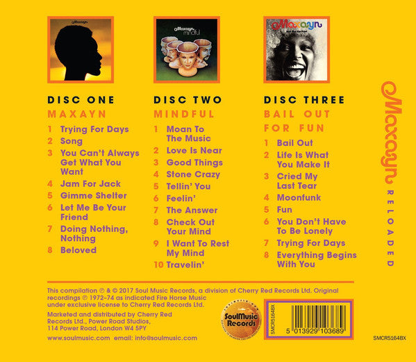 Maxayn : Reloaded (The Complete Recordings 1972-1974) (3xCD, Comp, RM + Box)