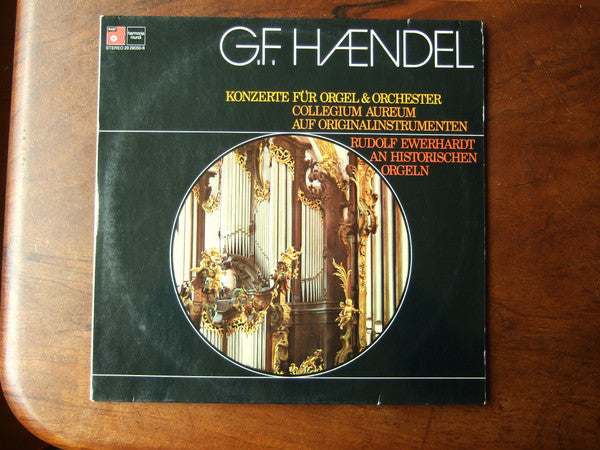 Georg Friedrich Händel – Collegium Aureum, Rudolf Ewerhart : Konzerte Für Orgel & Orchester: Teil II (2xLP, Gat)