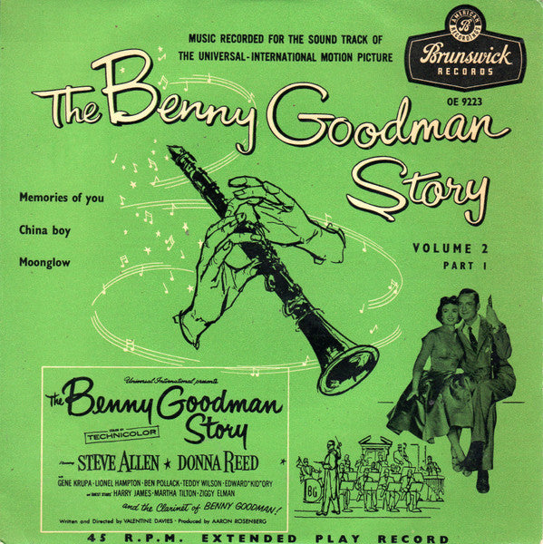 Benny Goodman Trio / The Benny Goodman Quartet : The Benny Goodman Story Volume 2 Part 1 (7", EP)