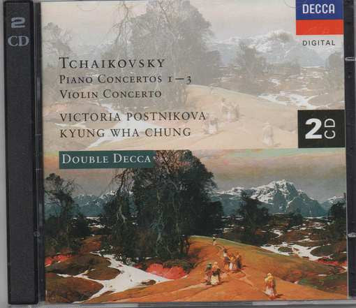 Pyotr Ilyich Tchaikovsky, Victoria Postnikova, Kyung-Wha Chung : Piano Concertos 1 - 3, Violin Concerto (2xCD, Comp)