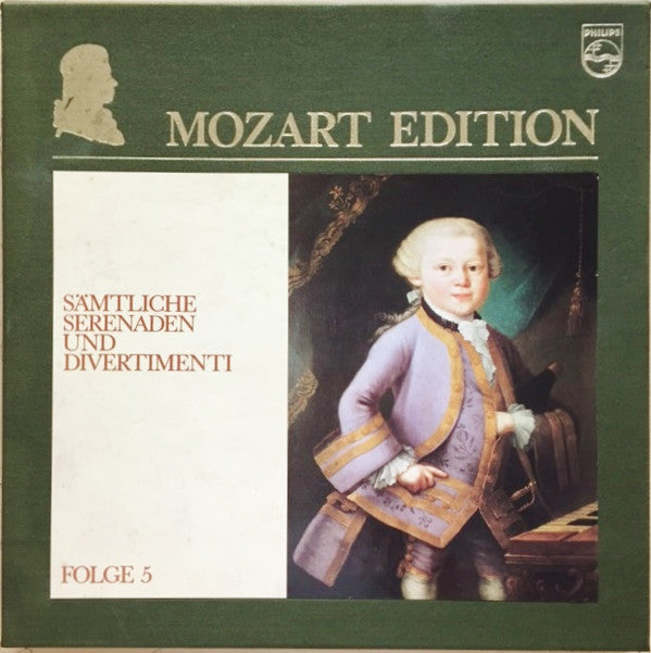 Wolfgang Amadeus Mozart - Dresdner Philharmonie, Staatskapelle Dresden, Philharmonisches Oktett Berlin : Mozart Edition 5 ● Sämtliche Serenaden Und Divertimenti (10xLP + Box, Comp)