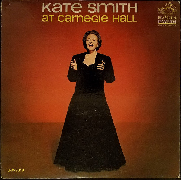 Kate Smith (2) : At Carnegie Hall (LP, Album, Mono)