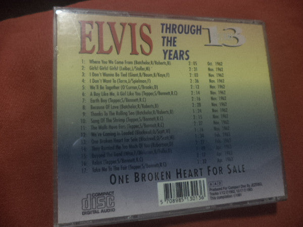 Elvis Presley : Through The Years Vol 13  - One Broken Heart For Sale (CD, Comp)