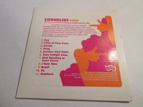 Cornelius : Point (CD, Album, Promo)