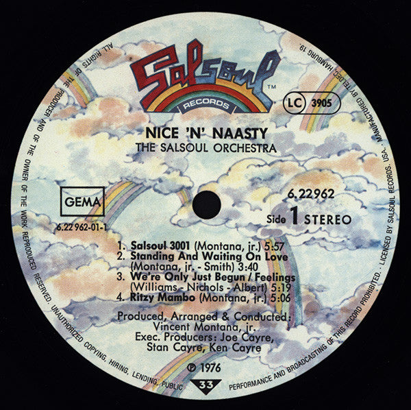 The Salsoul Orchestra : Nice 'N' Naasty (LP, Album)