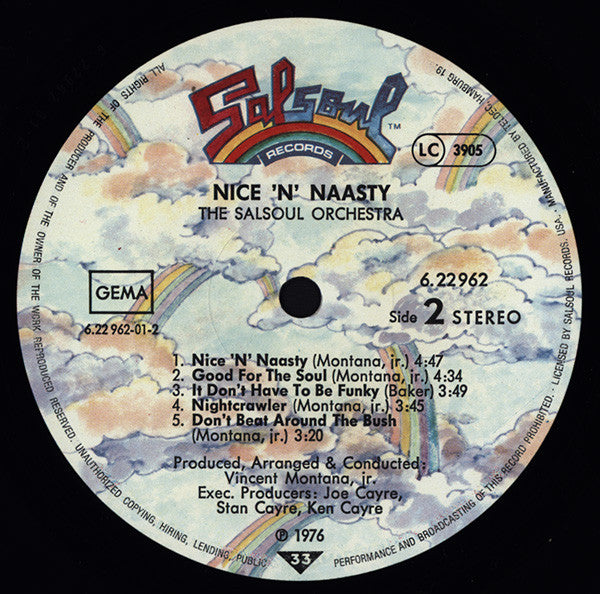 The Salsoul Orchestra : Nice 'N' Naasty (LP, Album)