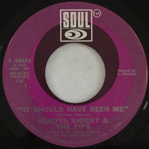 Gladys Knight And The Pips : It Should Have Been Me (7", Single)