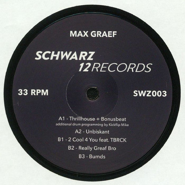 Max Graef : SWZ003 (12")