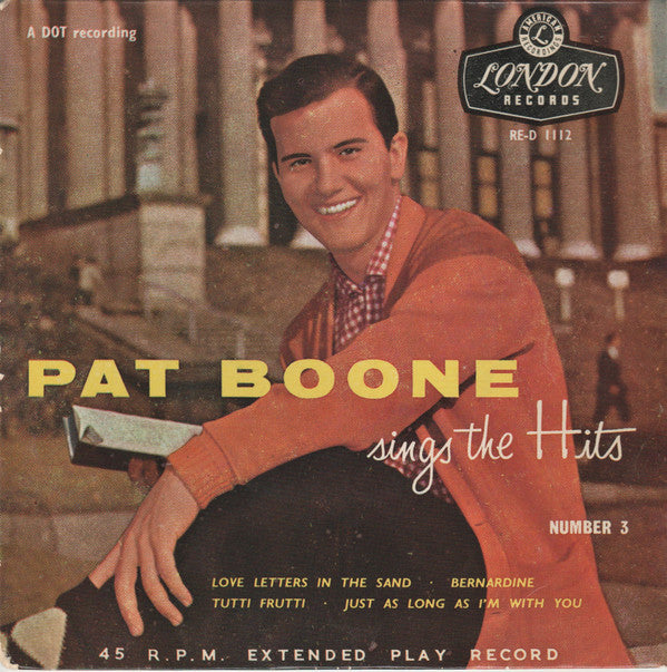 Pat Boone : Sings The Hits Number 3 (7", EP)