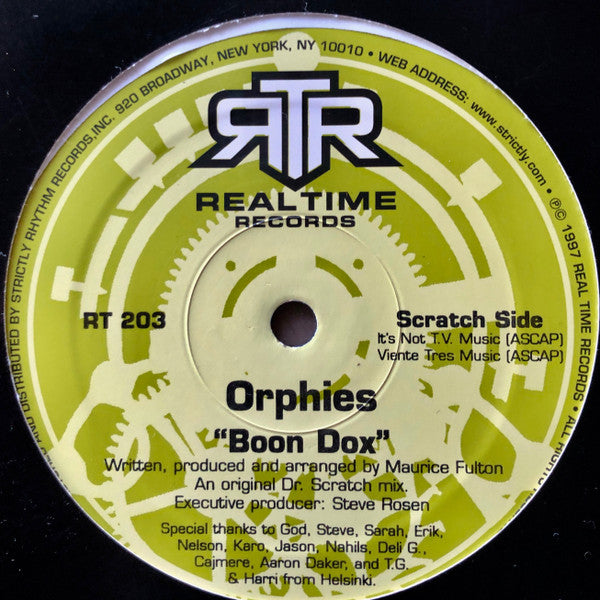 Orphies : Boon Dox / Love The Flute (12")