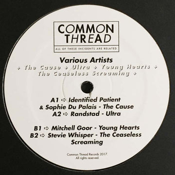 Various : The Cause / Ultra / Young Hearts / The Ceaseless Screaming (12", EP, Comp)