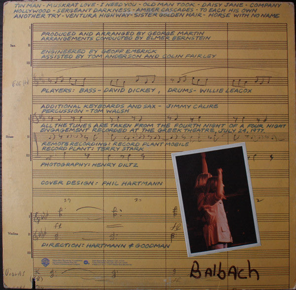 America (2) : Live (LP, Album, Win)