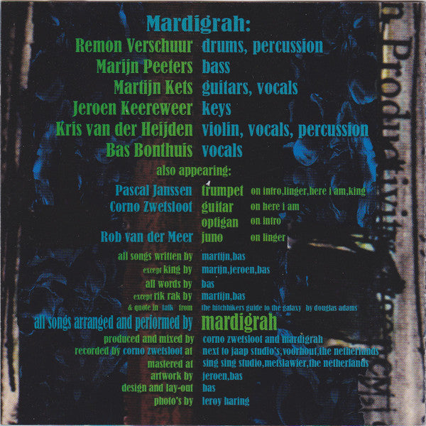 Mardigrah : La Moustique Mystique (CD, Album)
