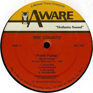 The Counts : Funk Pump / Flies Over Watermelon (12")