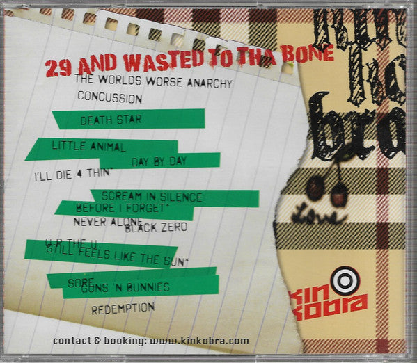 Kinkobra : 29 And Wasted To The Bone (CD, Album)